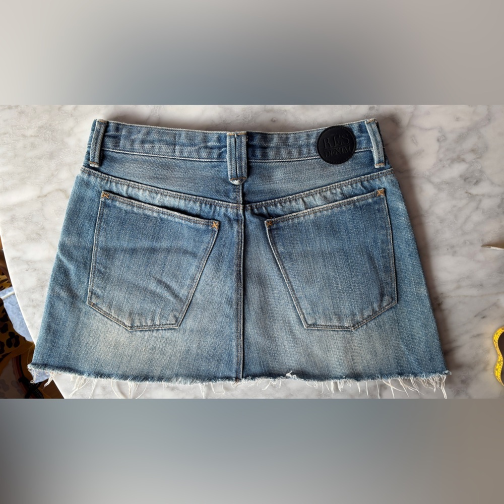 RES Denim Mini Skirt – Size 26 - Picture 5 of 8